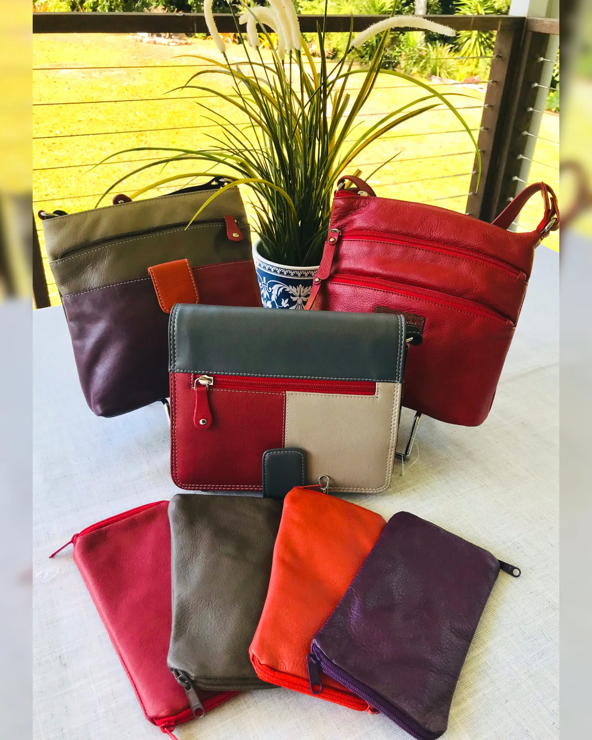 Shop Handmade Leather Bags — Sunshine & Rain